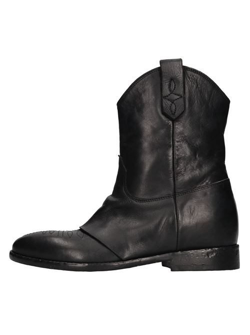 Leather ankle boots STRATEGIA | A5678 SAX+WASHNERO